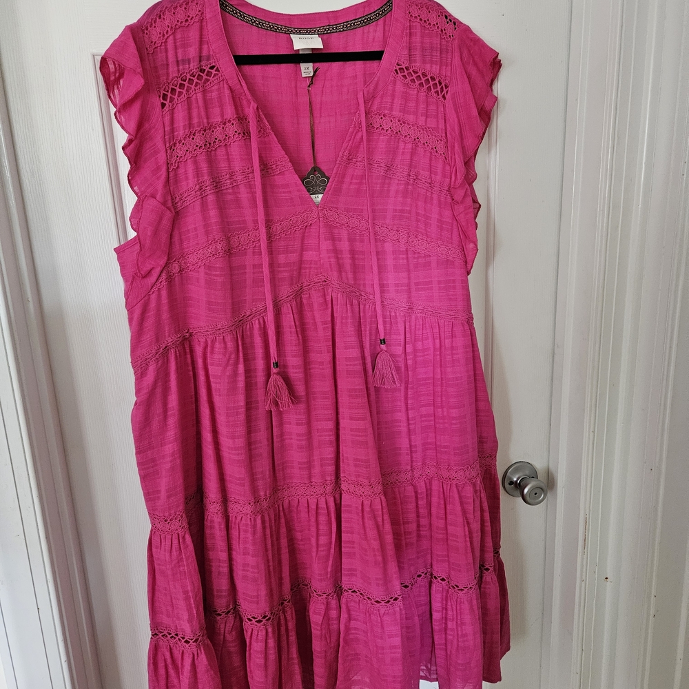Wild Fable Pink Midi Dress